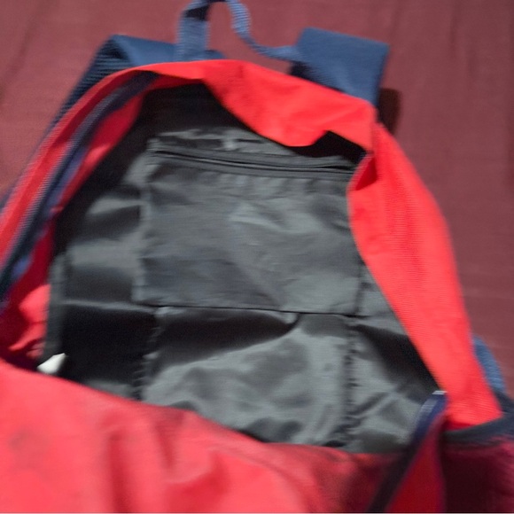 Red Men's Backpack - Picture 2 of 3